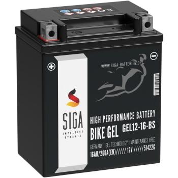 Batterie moto gel SIGA Bike 16 Ah 12 V